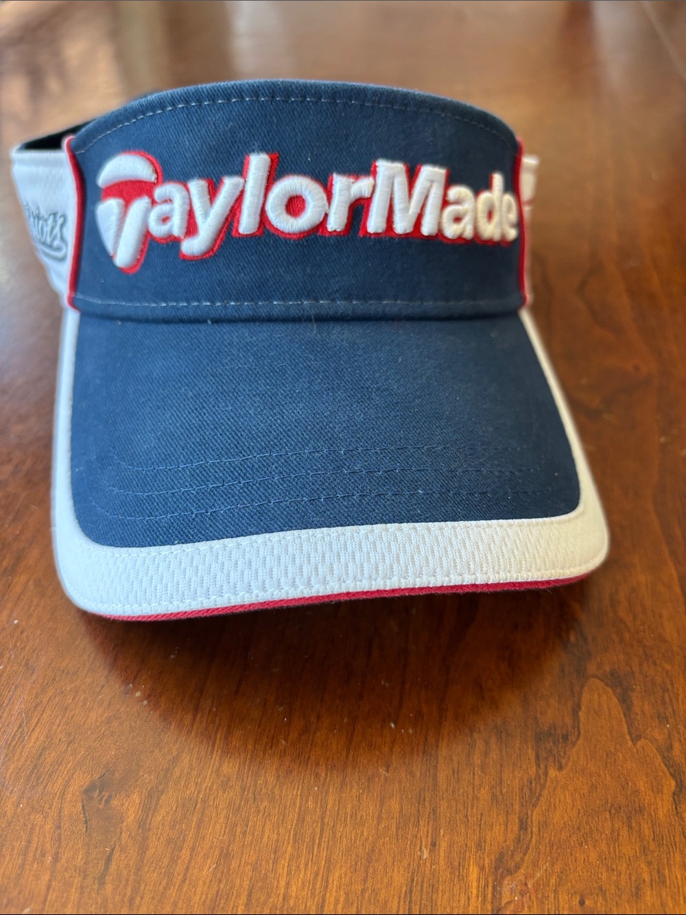 Rare TaylorMade, New England Patriots, Navy, White & Red Golf Visor